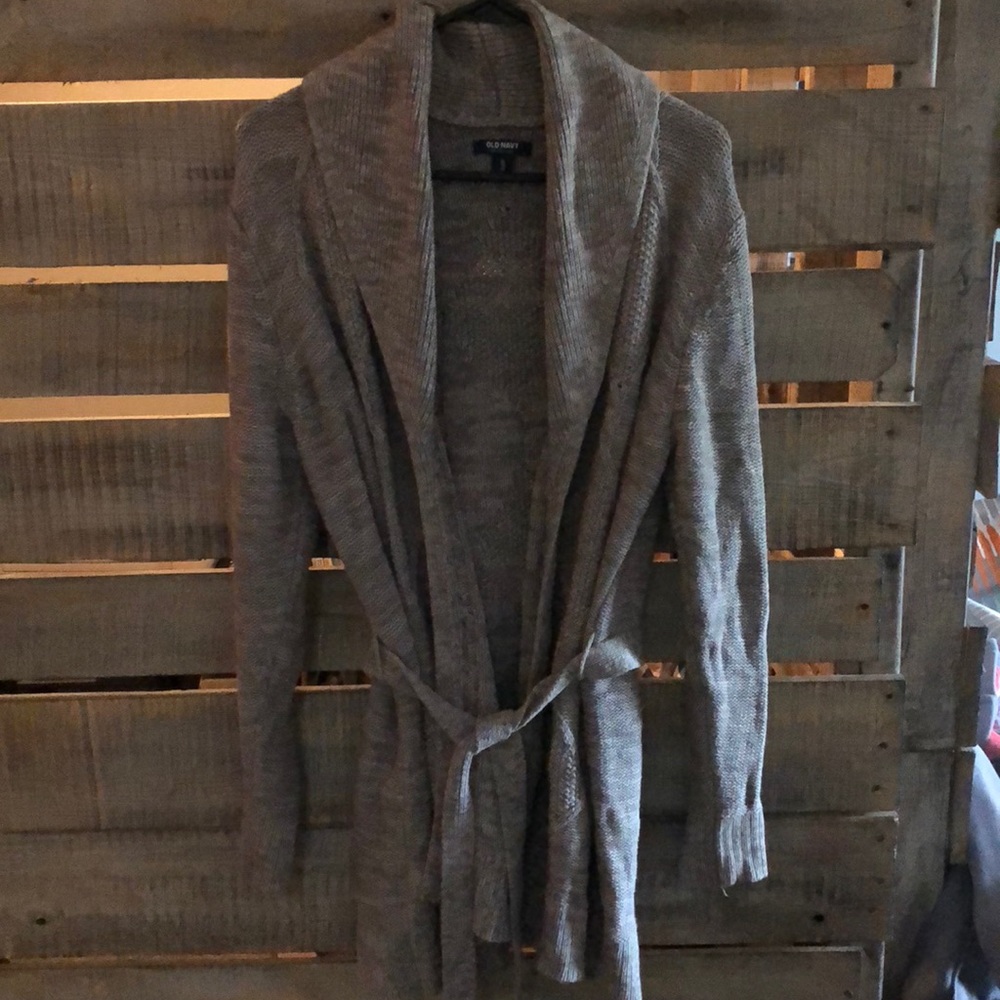 Cable knit sweater